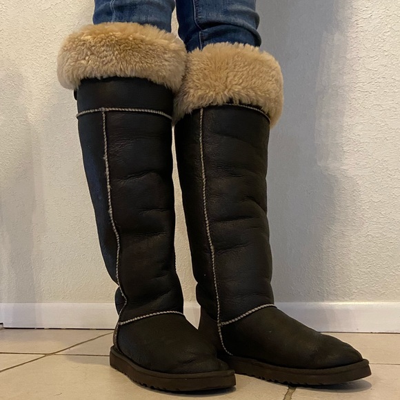 UGG Over the Knee Button Bailey Boots - Picture 8 of 8